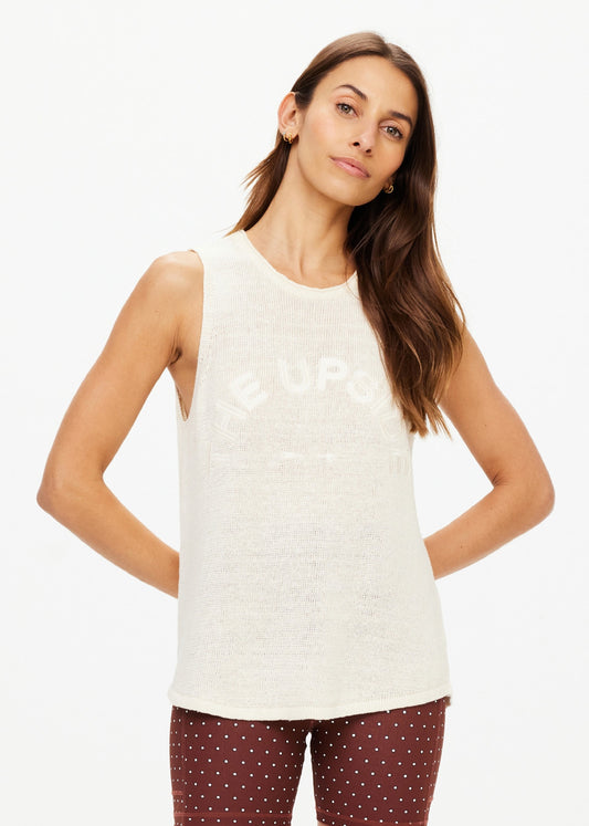 The Upside Knitted Tara Tank in Natural