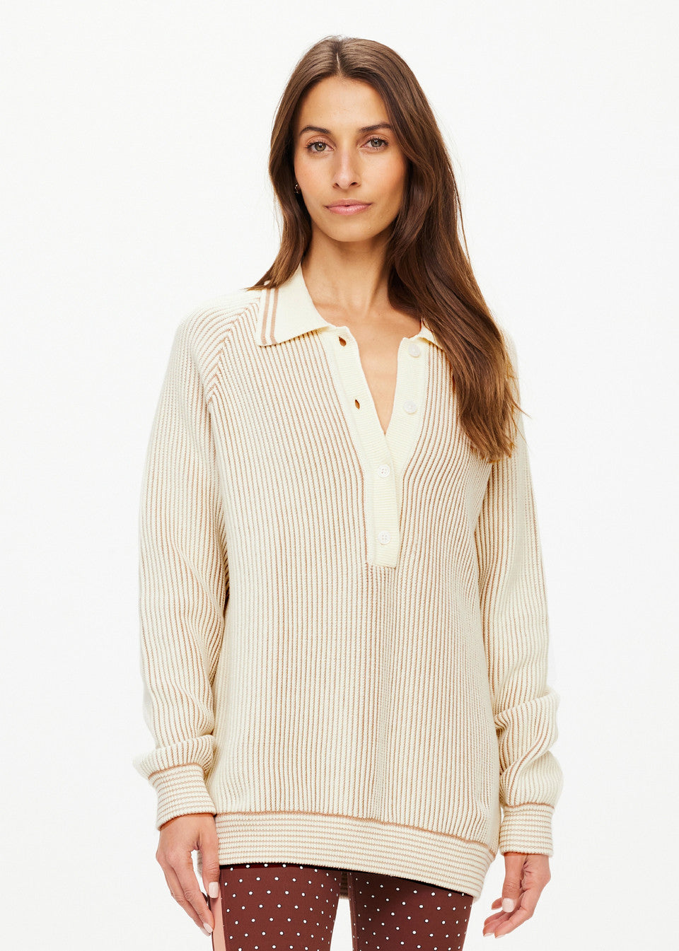 The Upside Alana Knitted Sweater in Natural