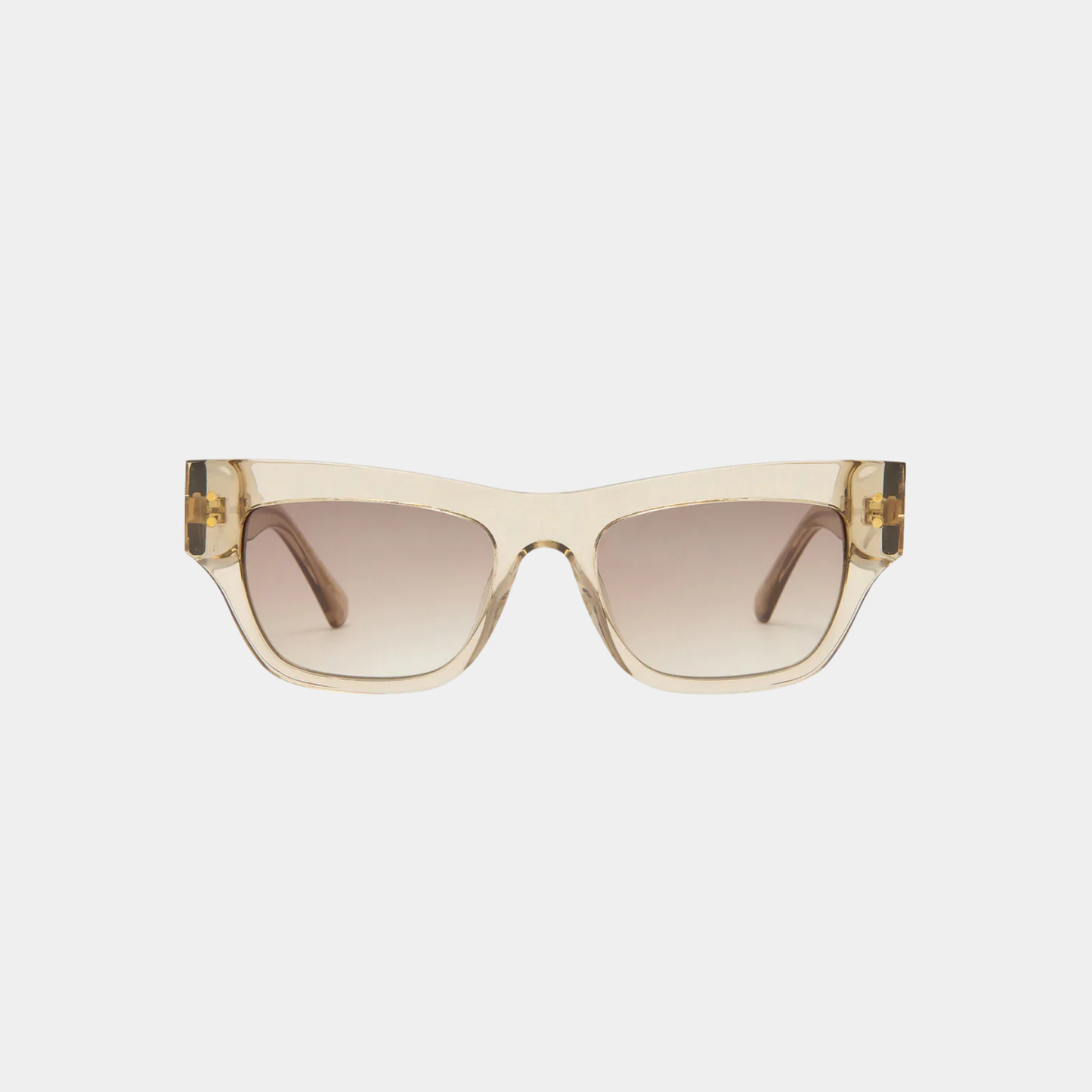 Luv Lou The Addison Sunglasses in Crystal Latte