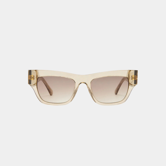 Luv Lou The Addison Sunglasses in Crystal Latte