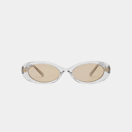 Luv Lou The Morgan Sunglasses in Crystal Mauve