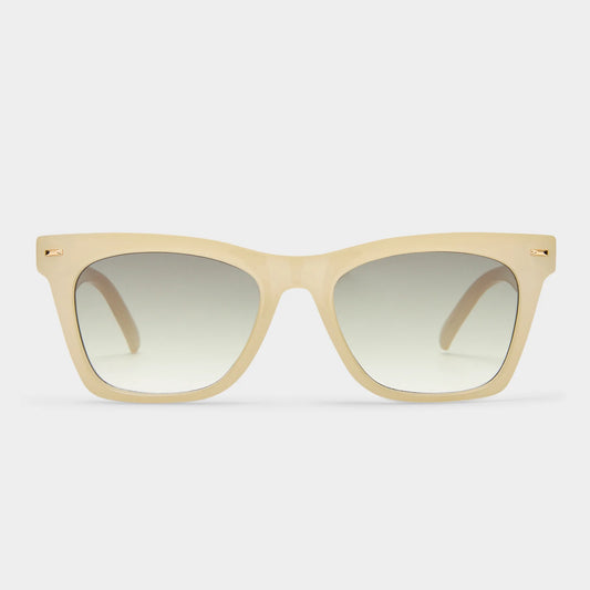 Le Specs Chante Sunglasses in Ivory