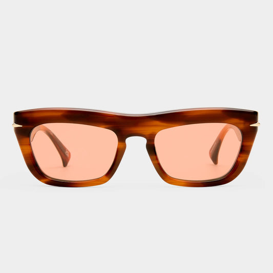 Le Specs Luxe Numero Nueve Sunglasses in Teak
