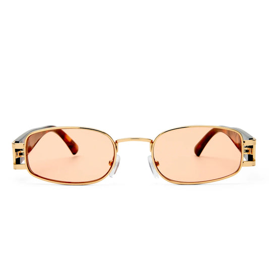 Aire Sirius Sunglasses in Gold/Rich Amber Tort