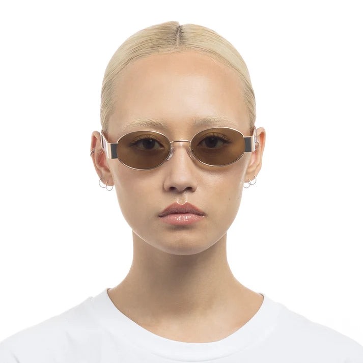 Aire Mars Sunglasses in Satin Gold/Vintage Tort