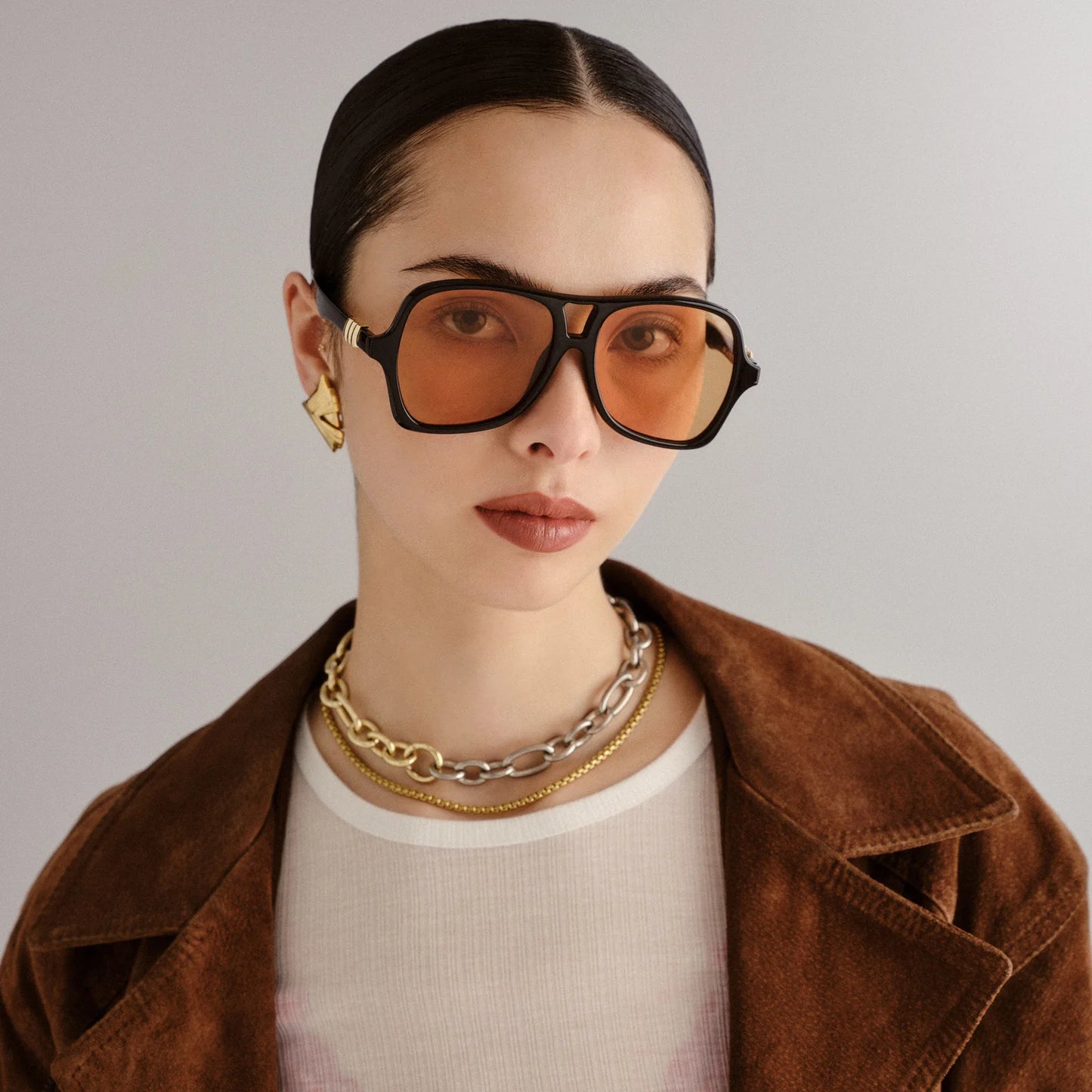 Le Specs Fortune Teller Sunglasses in Black