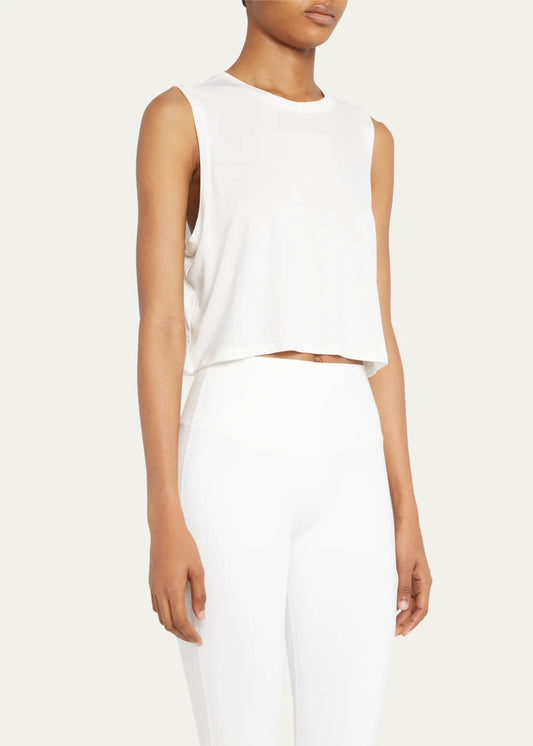 Splits59 Sienna Jersey Tank in White