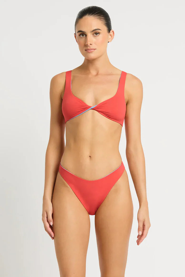 Bond-Eye Quinn Crop Clay/Airy Blue