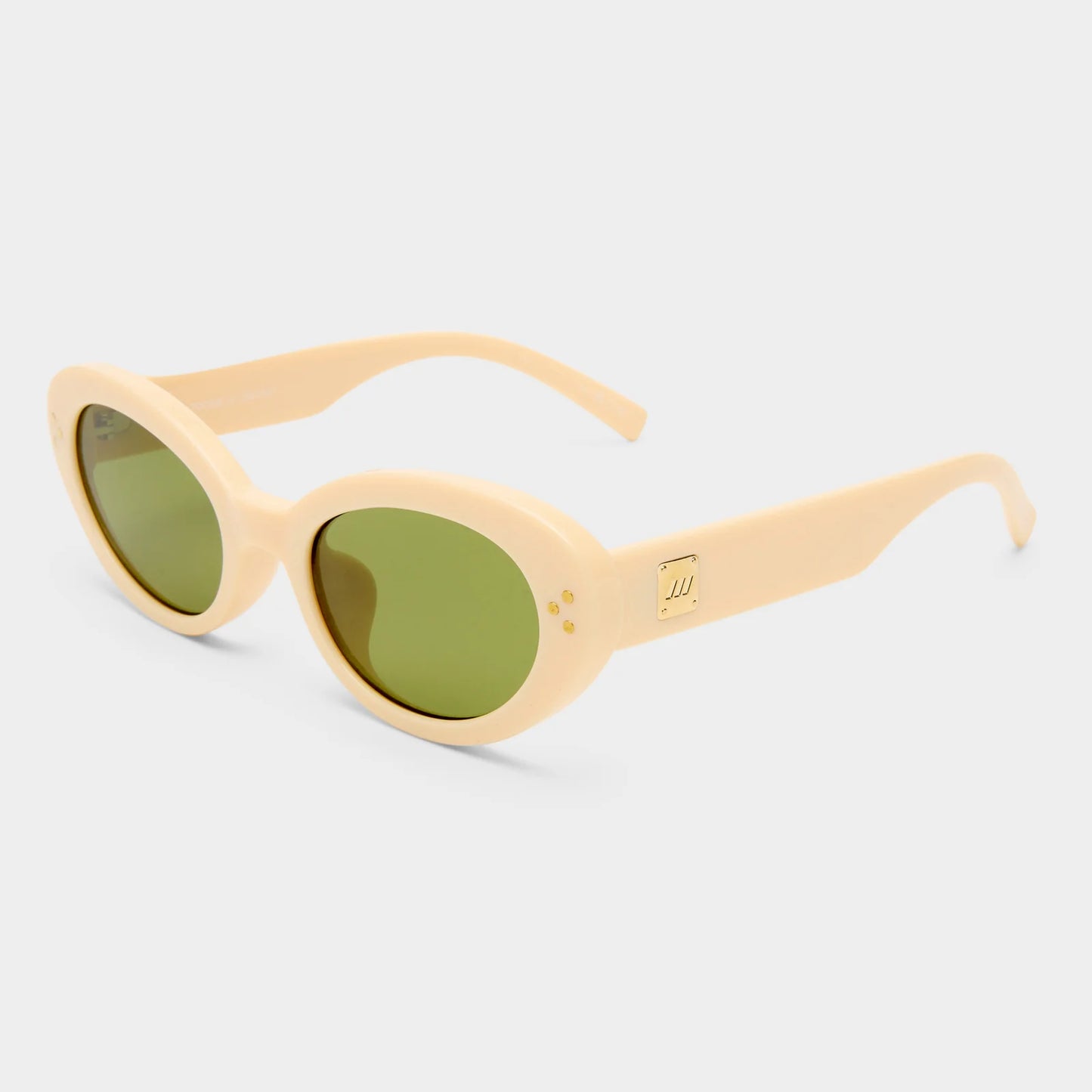 Le Specs Tootsie+ Sunglasses in Off White