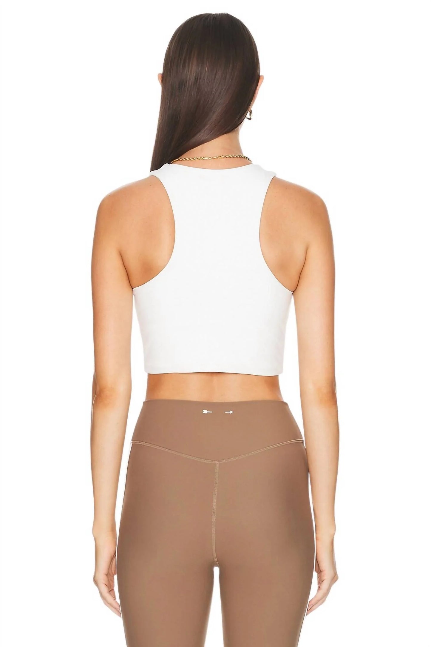 The Upside Jacinta Crop Tank Top in White
