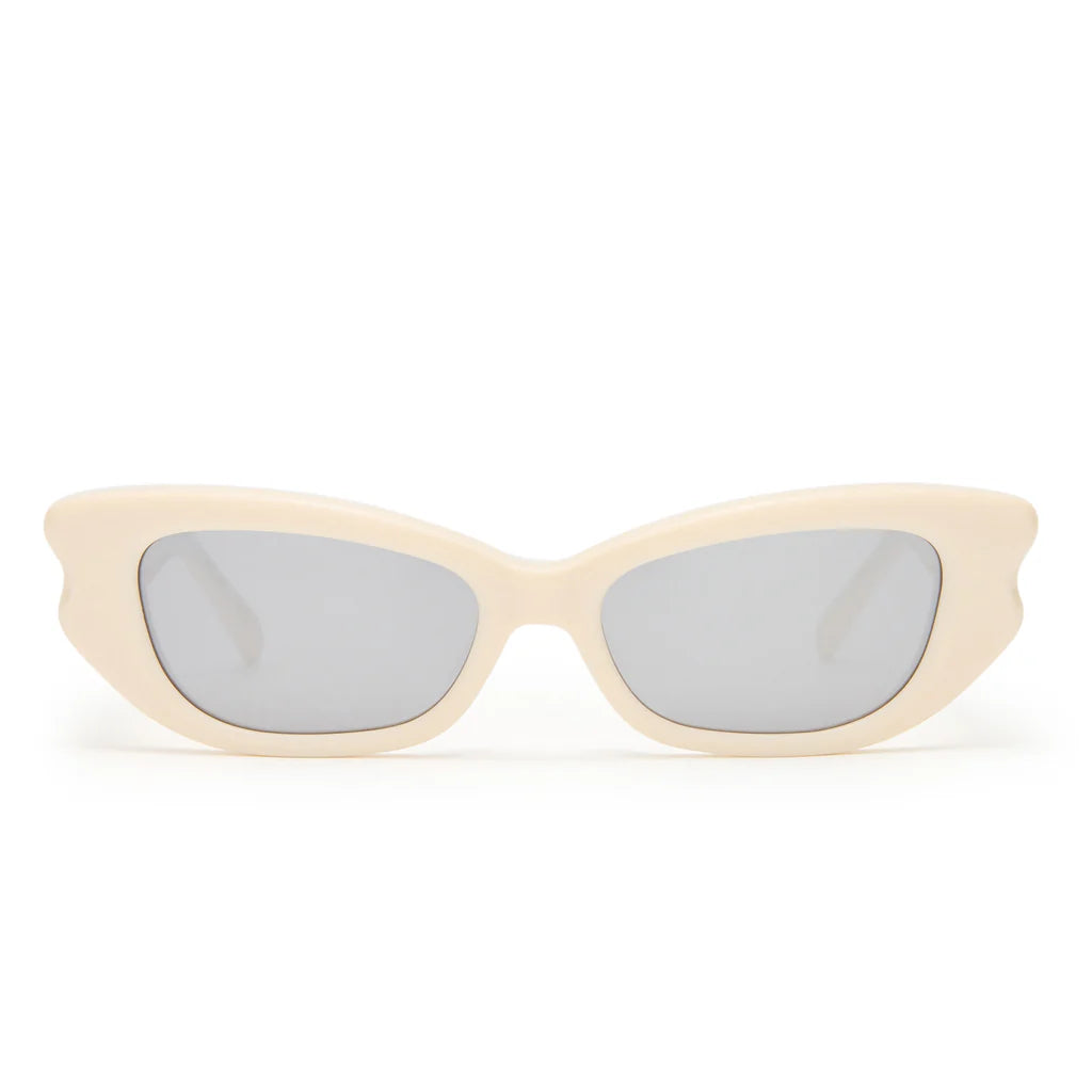 Luv Lou The Elle Sunglasses in Bone