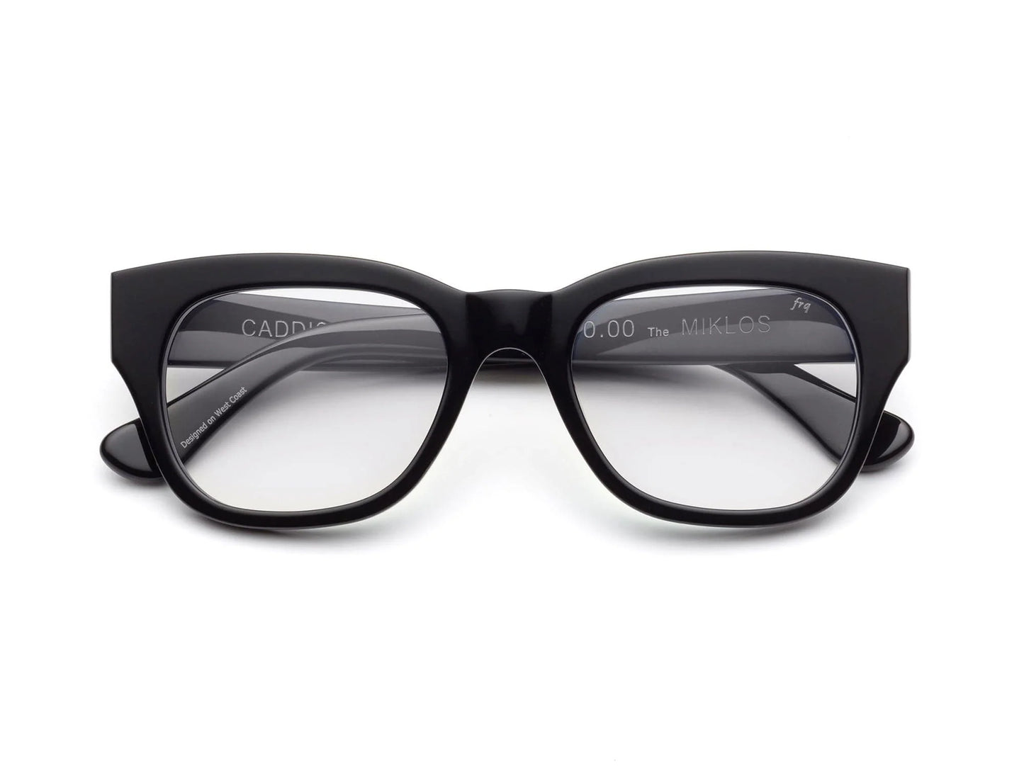 Caddis Miklos Reading Glasses in Matte Black
