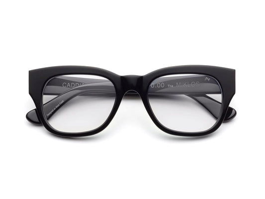 Caddis Miklos Reading Glasses in Matte Black