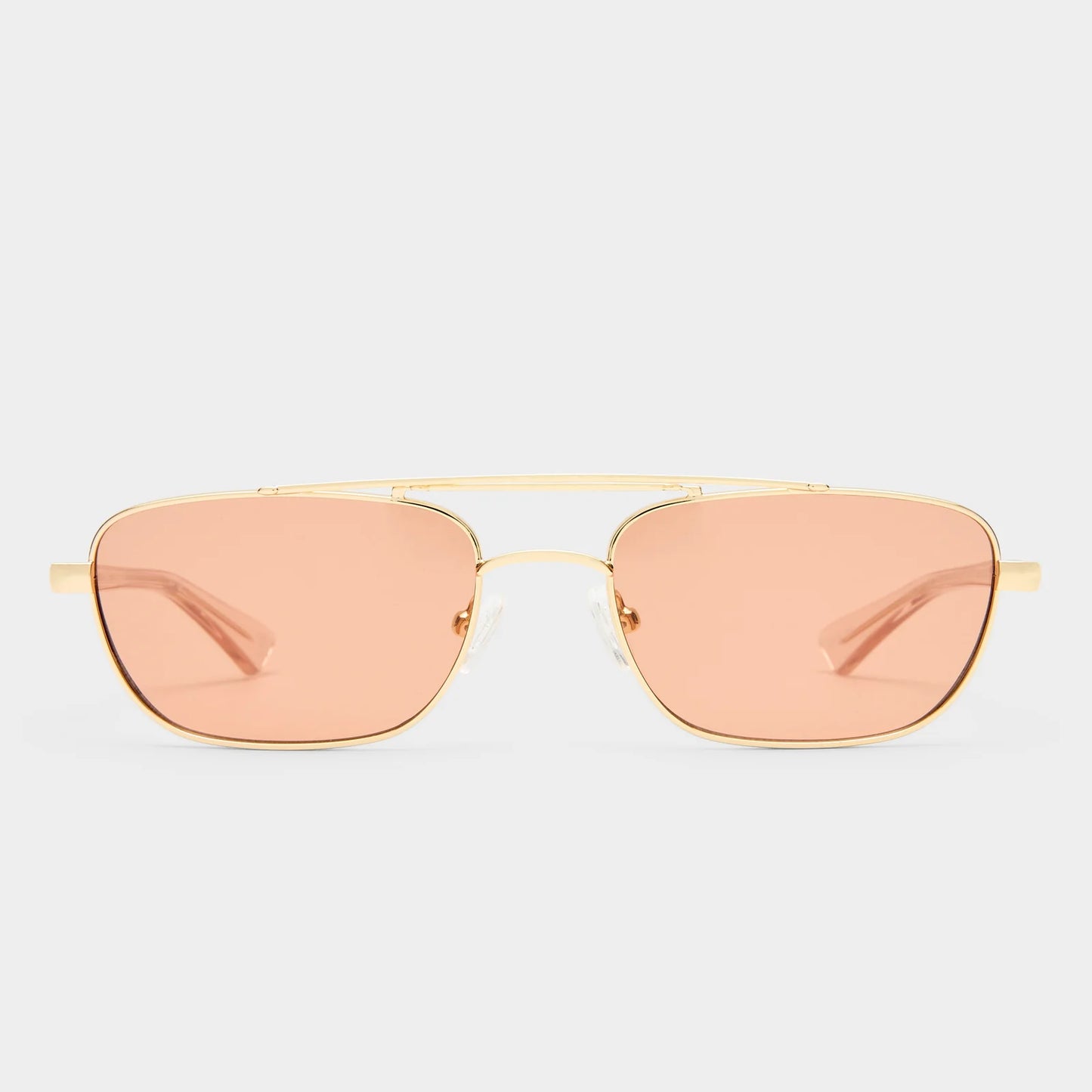 Le Specs Le Mimi Sunglasses in Gold/Cinnamon
