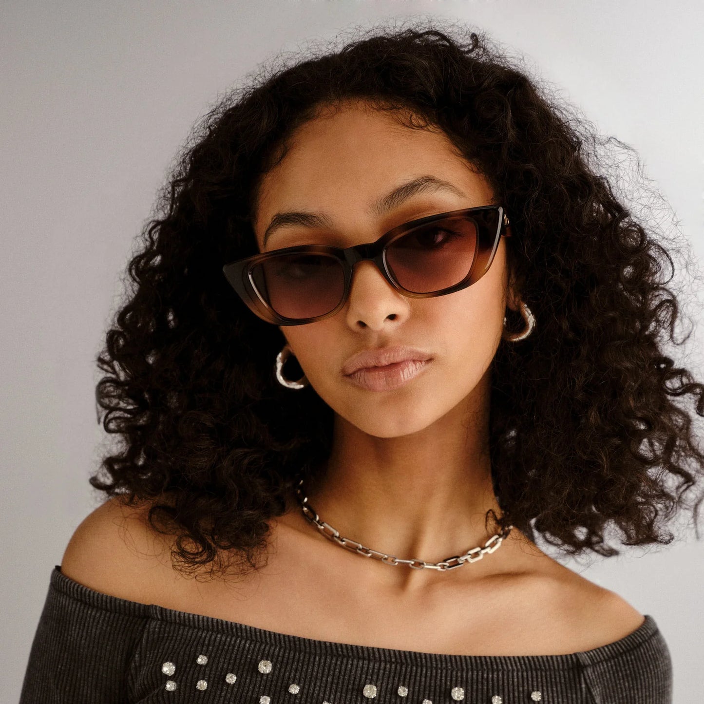 Le Specs Dream Lover Sunglasses in Dark Tort