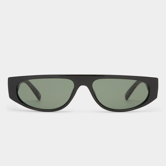 Le Specs Le Ritual Sunglasses in Black Khaki Mono