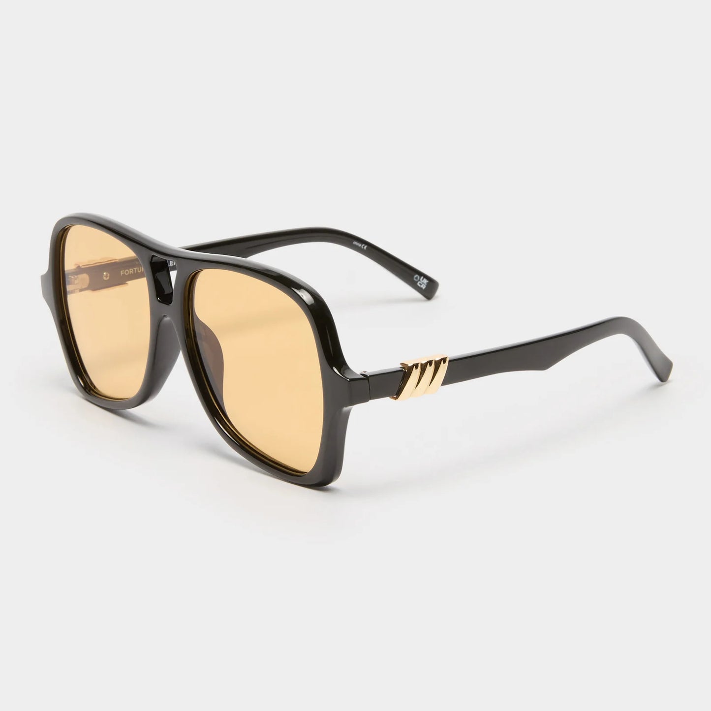 Le Specs Fortune Teller Sunglasses in Black