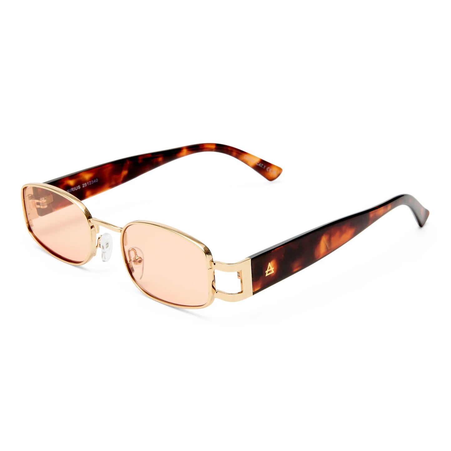 Aire Sirius Sunglasses in Gold/Rich Amber Tort