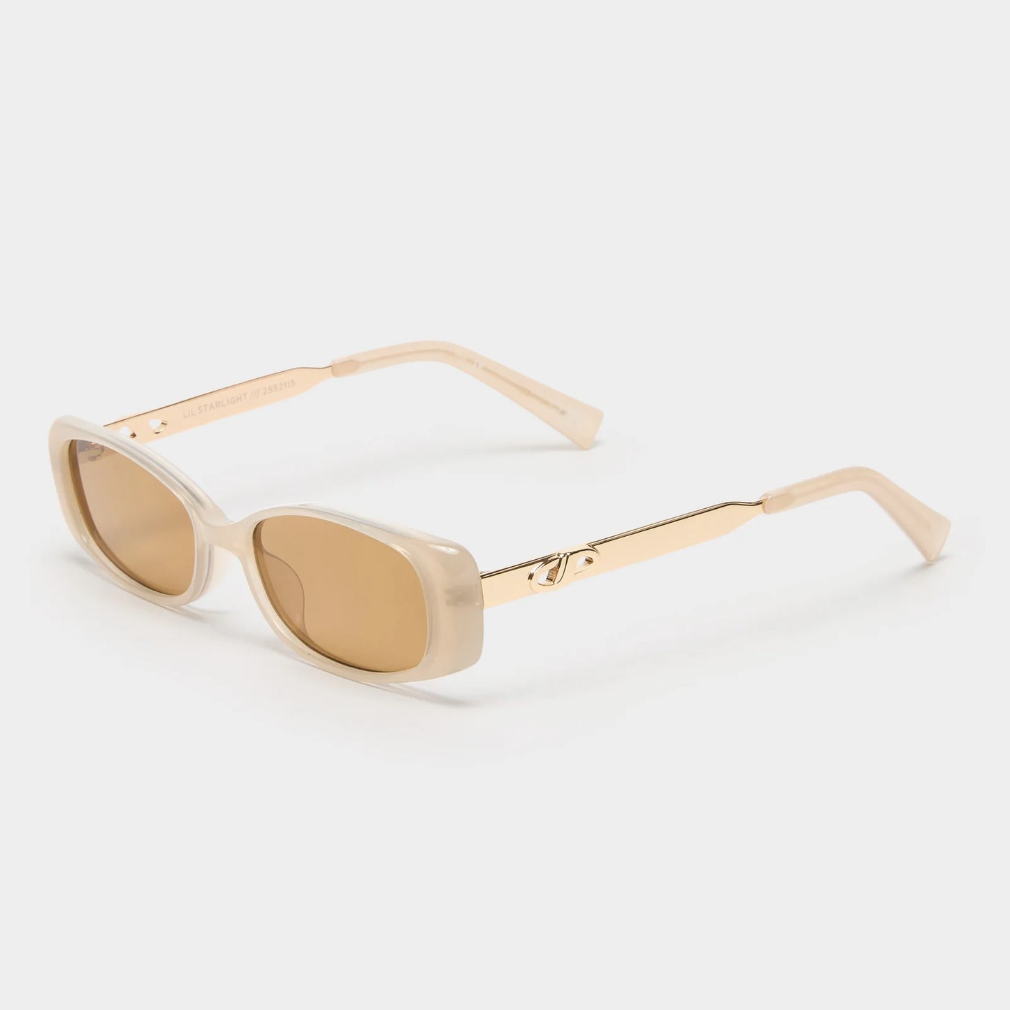 Le Specs Lil Starlight Sunglasses in Oatmeal