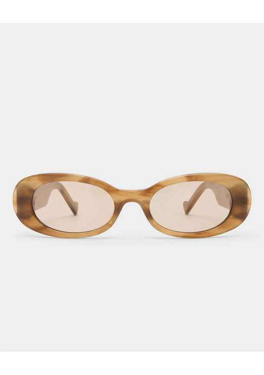 Luv Lou The Ellidy Sunglasses in Hazelnut
