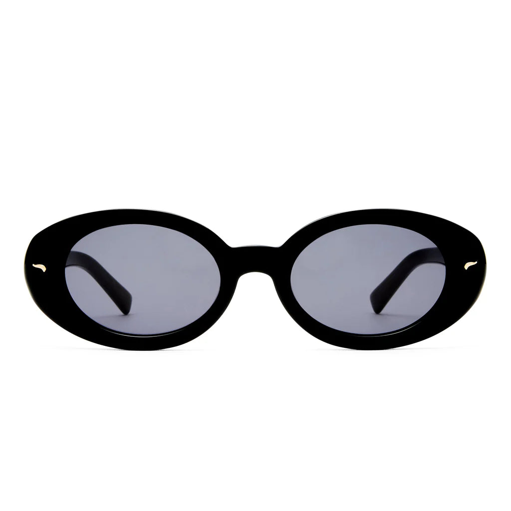Luv Lou The Audrey Sunglasses in Black