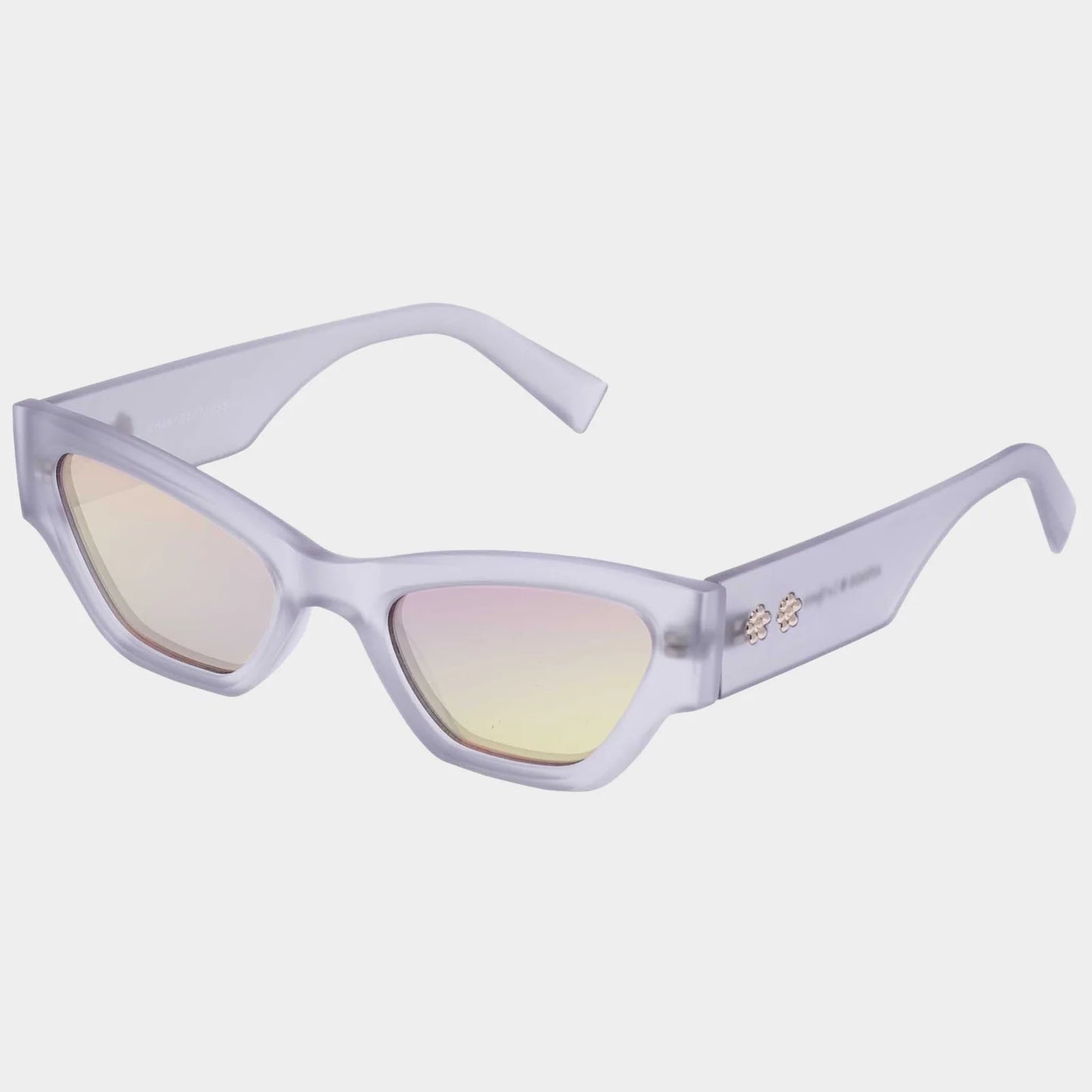 Le Specs Charade Sunglasses in Matte Pewter
