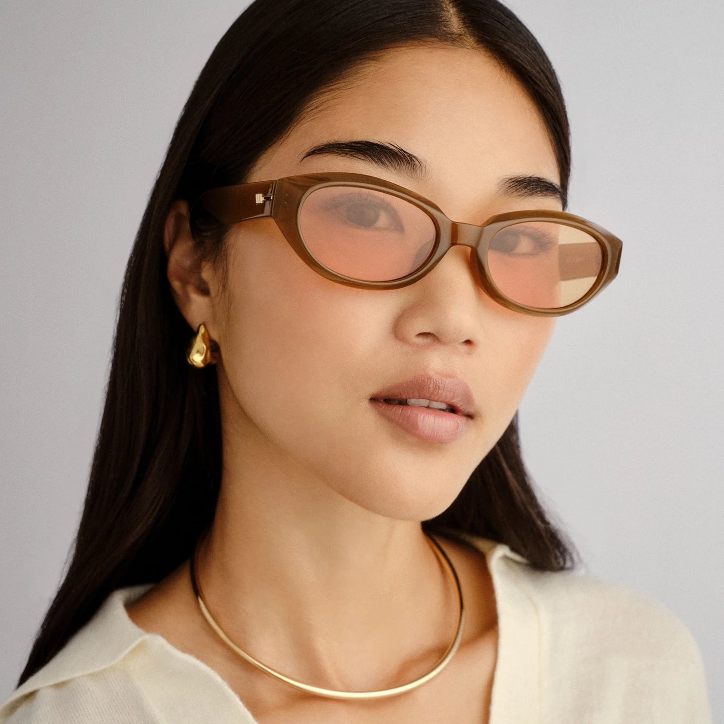 Le Specs Le Bijou Sunglasses in Toffee