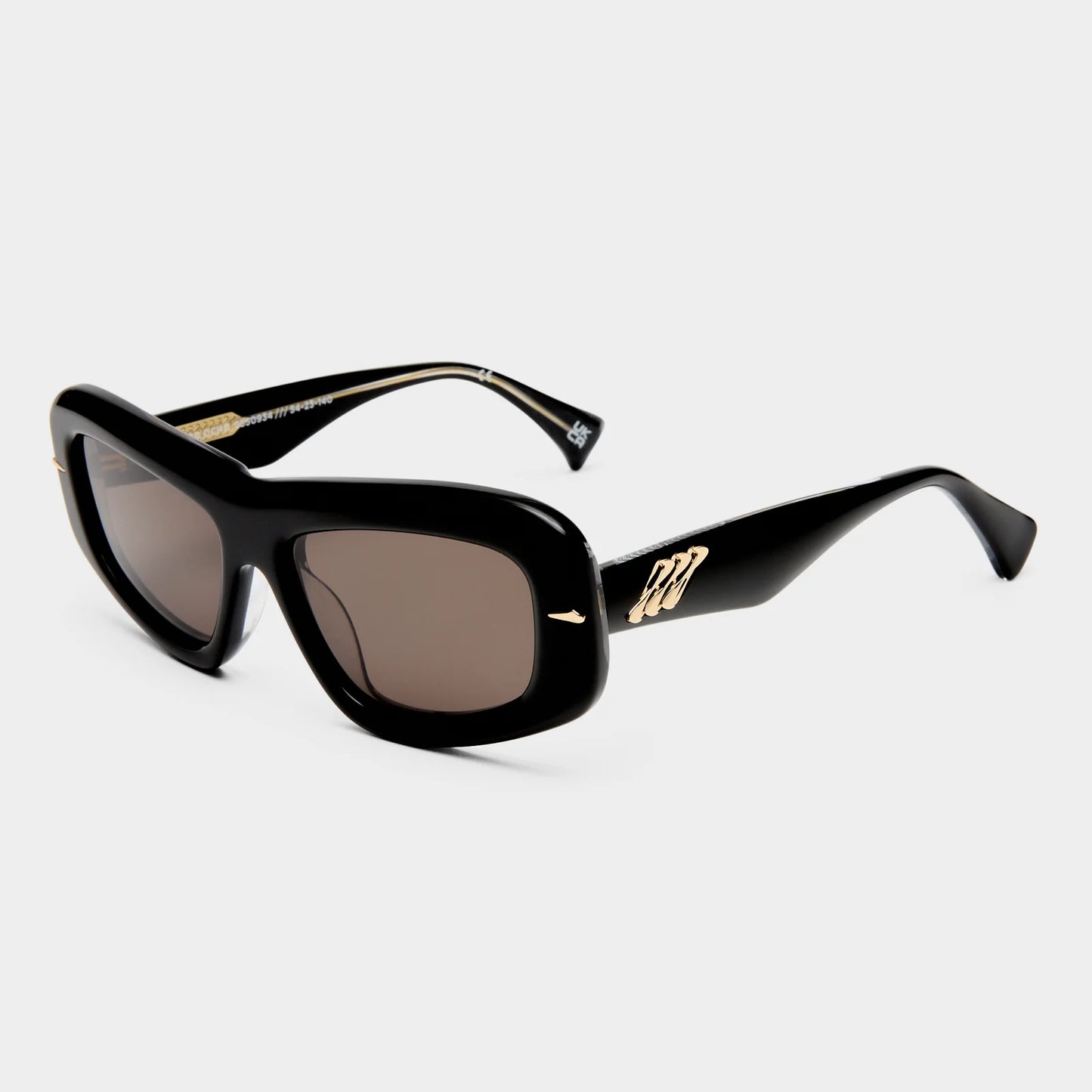 Le Specs Luxe Numero Ocho Sunglasses in Obsidian Black