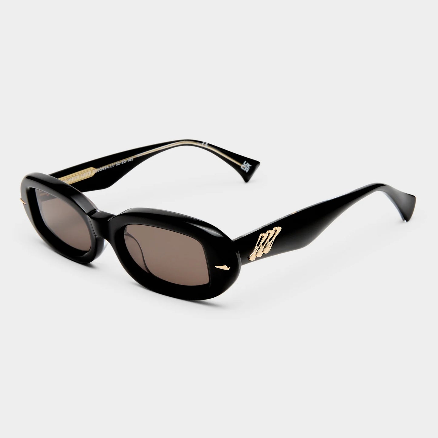 Le Specs Luxe Numero Siete in Obsidian Black