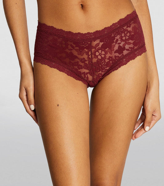 Hanky Panky Boyshort in Oxblood