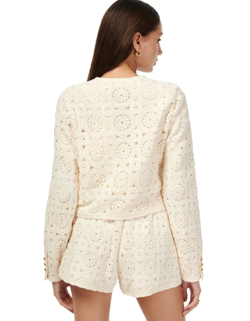 CAMI NYC Ligia Crochet Cardigan