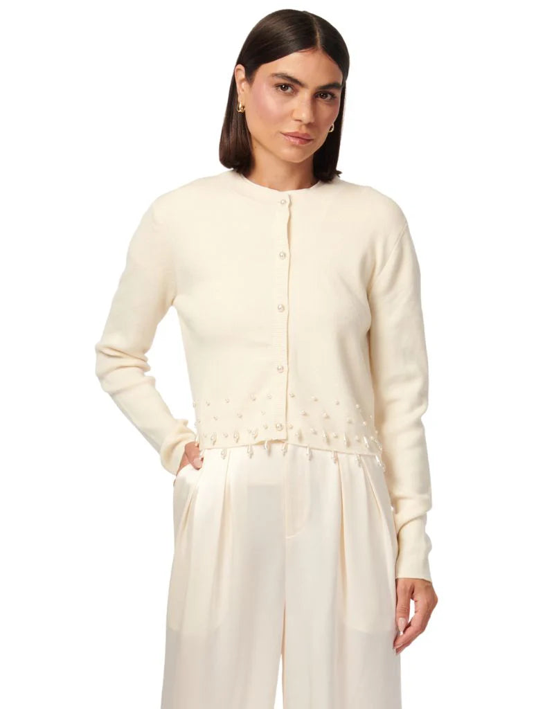 CAMI NYC Perdita Cardigan in Macadamia
