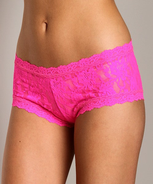 Hanky Panky Boyshort in Hot Neon Pink