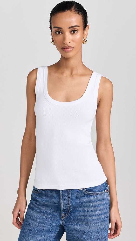 Sold Out NYC The Scoop It Up Tank in White