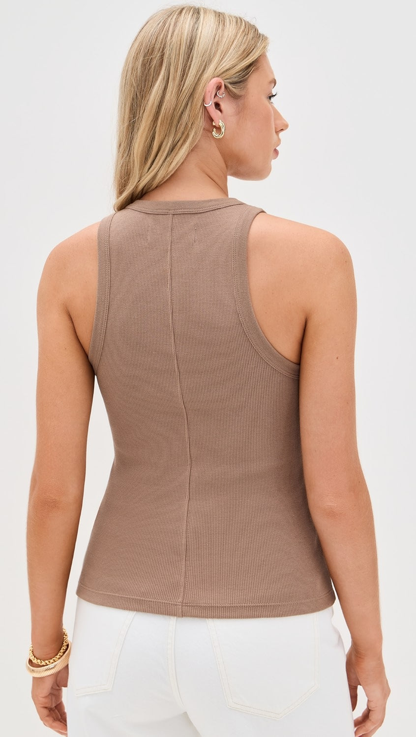 Sold Out NYC The Not So Basic Tank in Stone