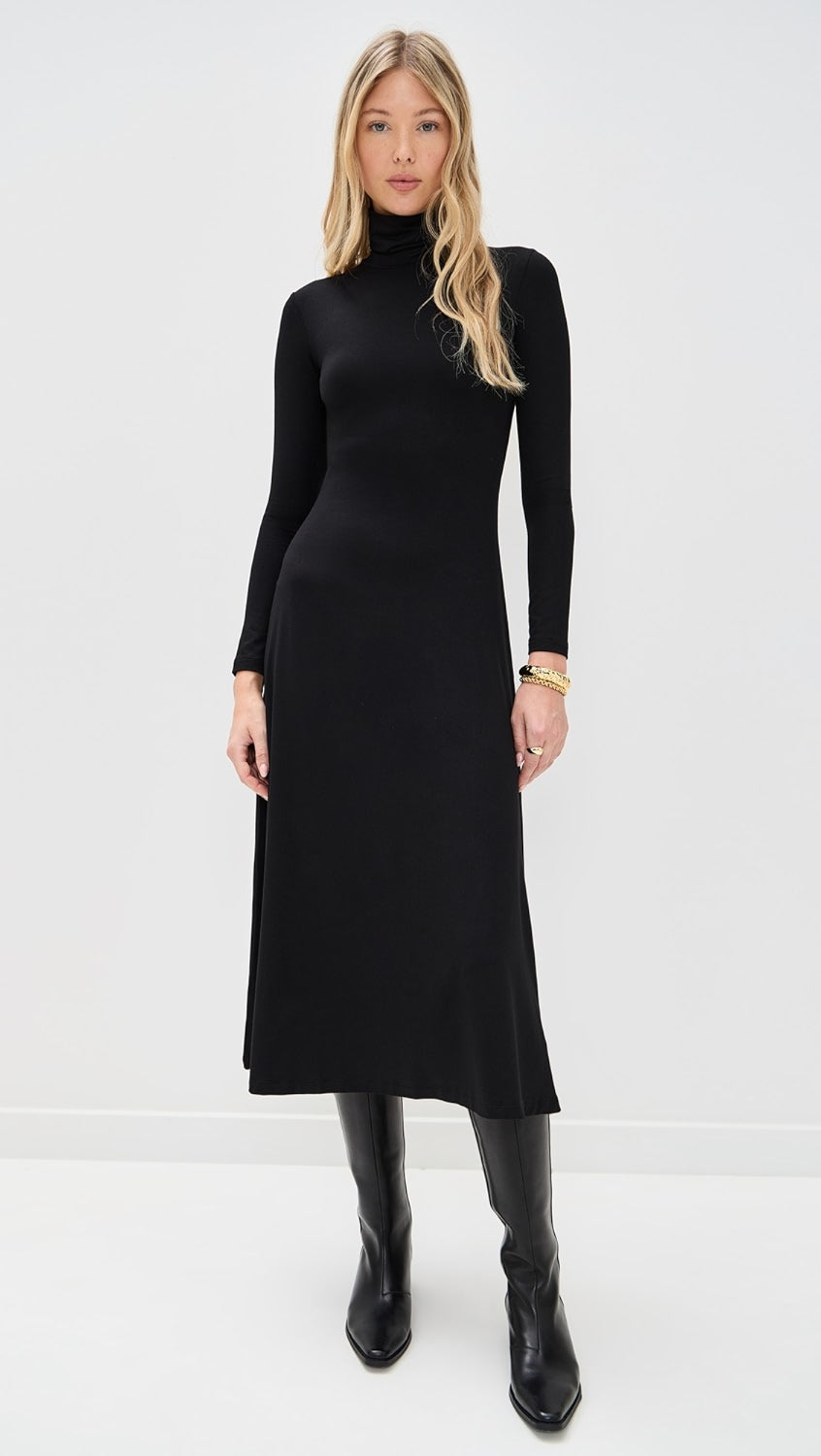 Sold Out NYC The Turtleneck Dress in Black