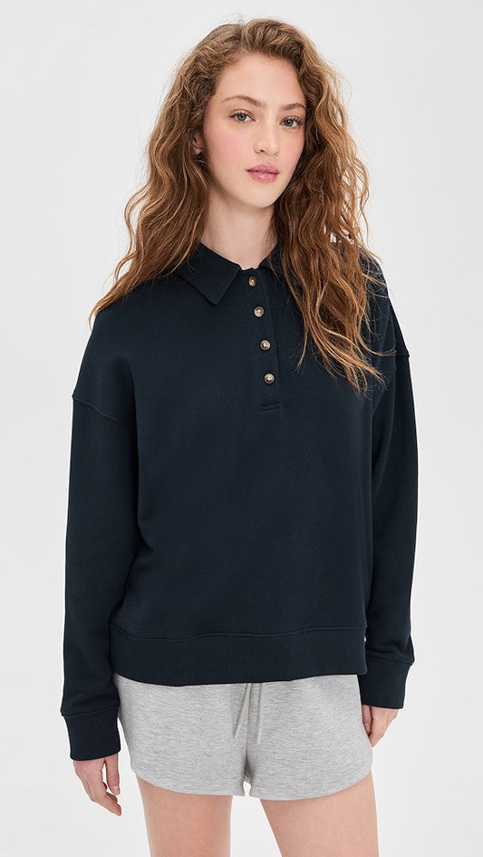 Sold Out NYC The French Terry Polo in Navy