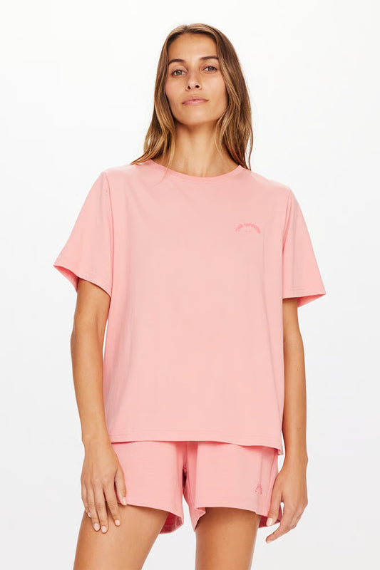 The Upside Summit Jodhi Tee in Blush